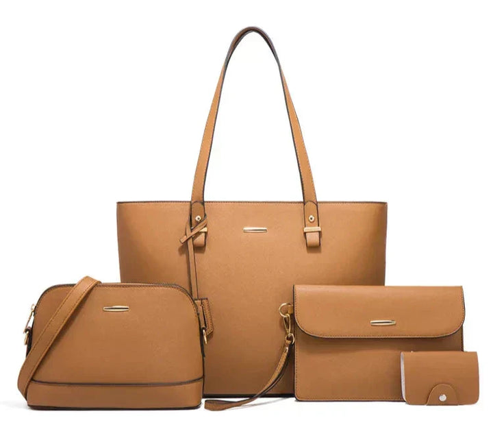 Ashby | Ensemble de Sacs à Main et à Bandoulière en Cuir Polyvalent de 3 Pièces