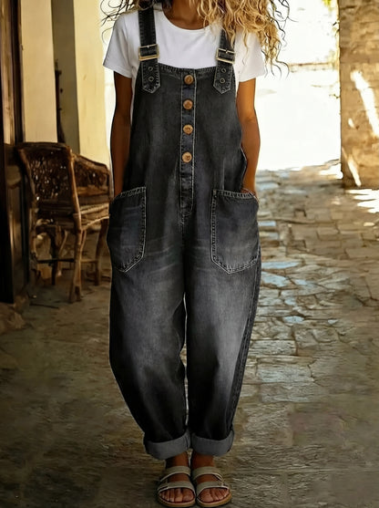 Rocio™ - Salopette en jean ajustable et polyvalente