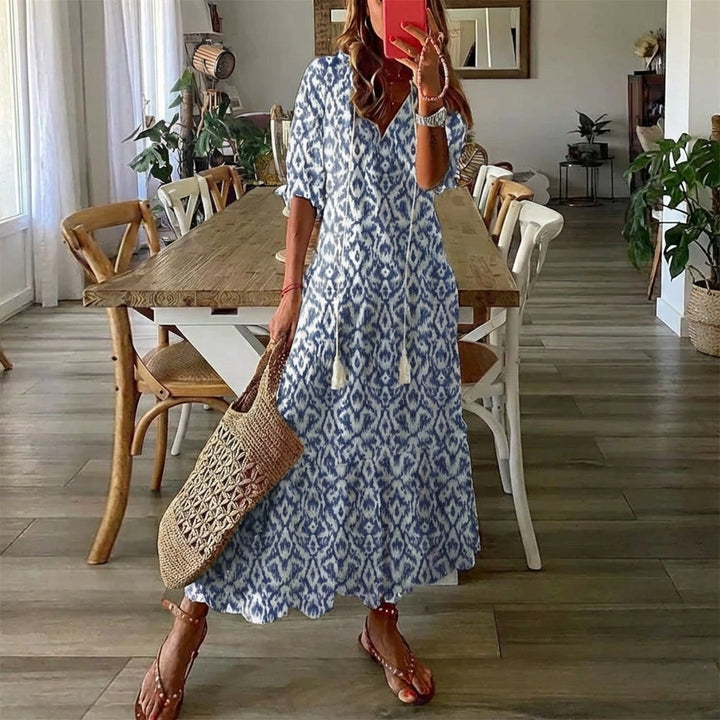 ARIA | Robe Bohème à Couverture du Ventre