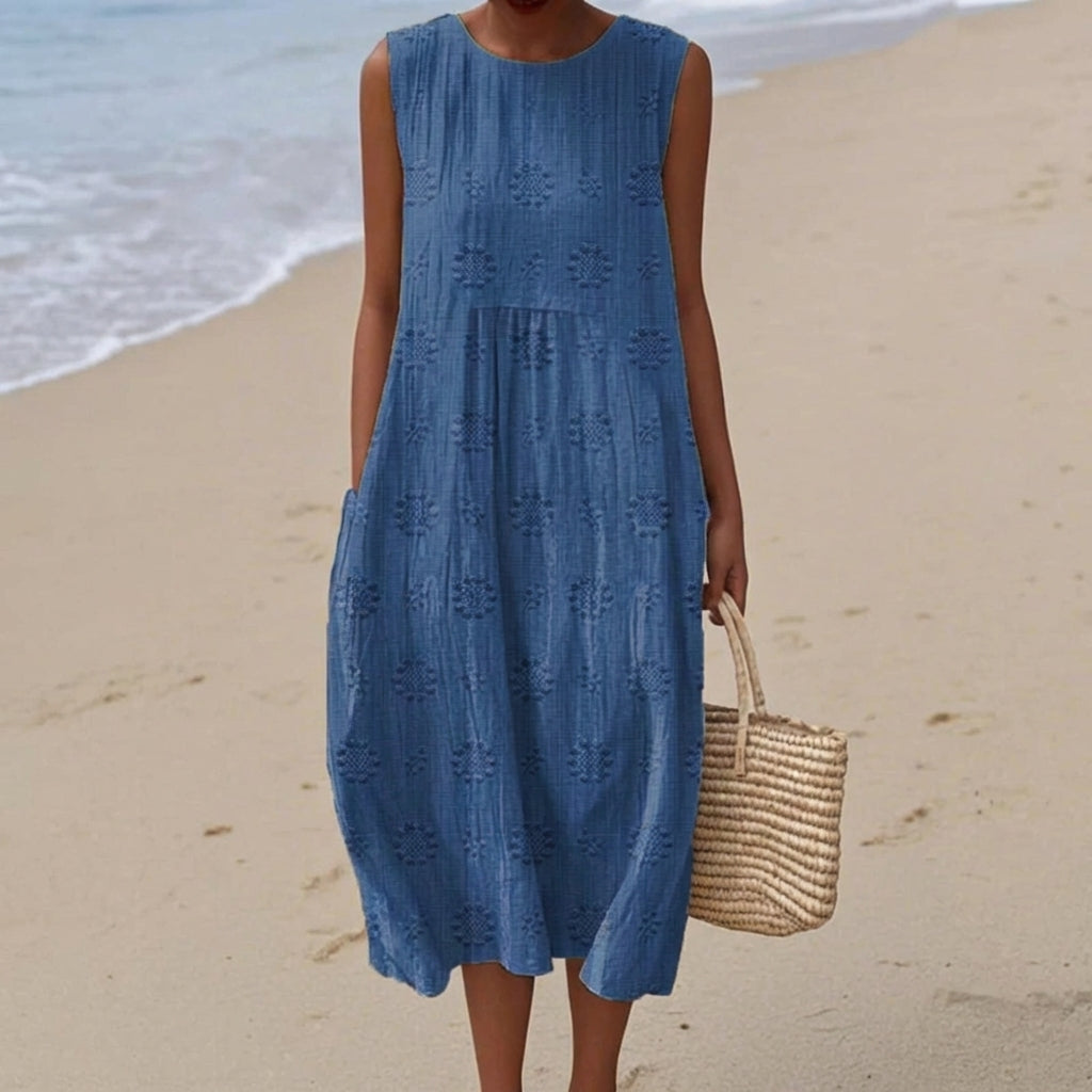 Audrey | Robe Midi à Motifs