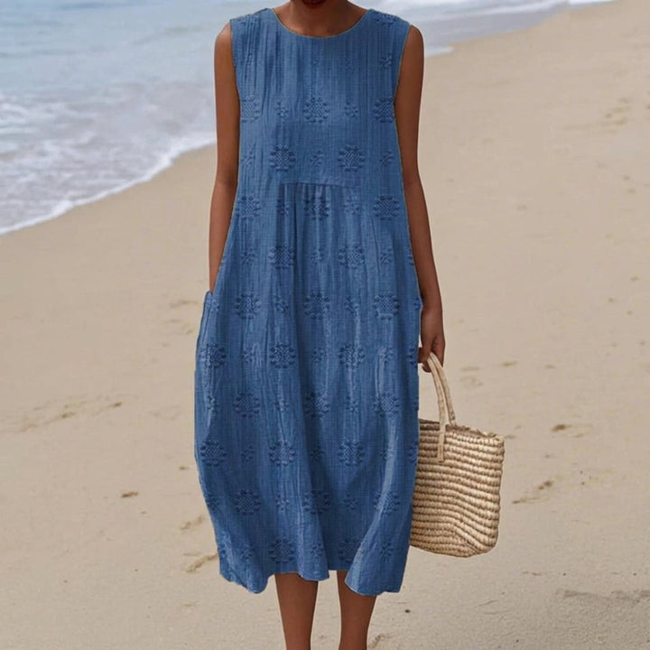 Audrey | Robe Midi à Motifs