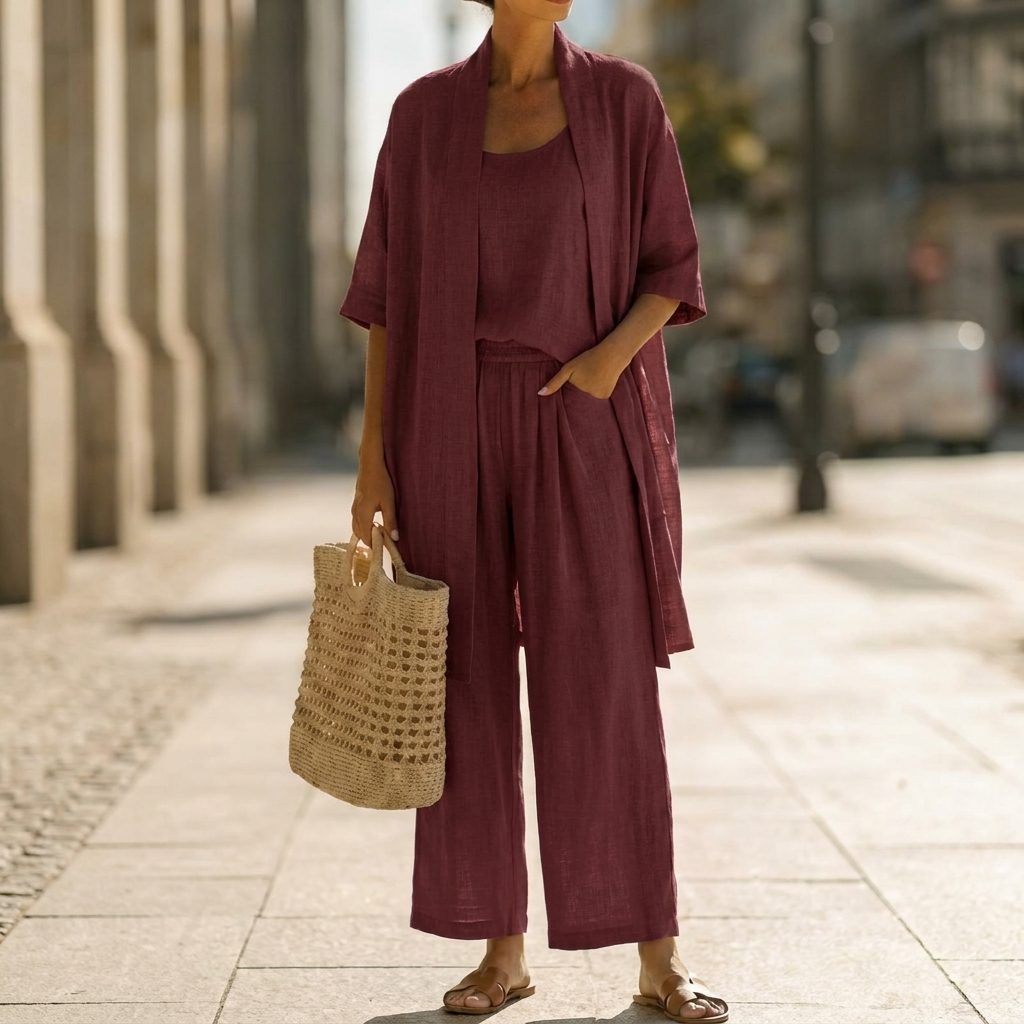 Abigail | Ensemble Élégant en Trois Pièces