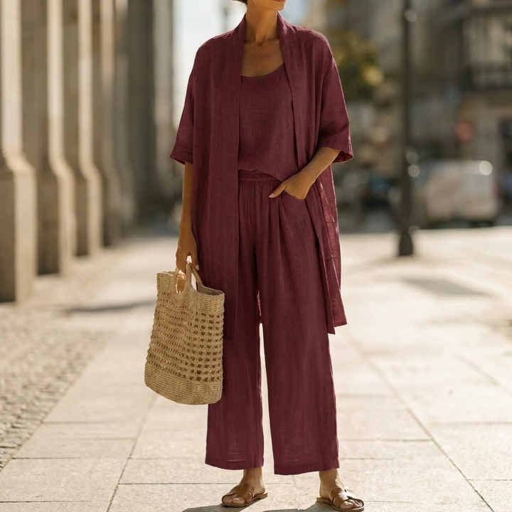 Abigail | Ensemble Élégant en Trois Pièces