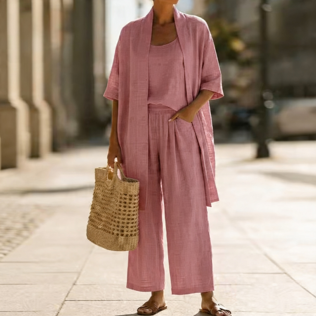Abigail | Ensemble Élégant en Trois Pièces