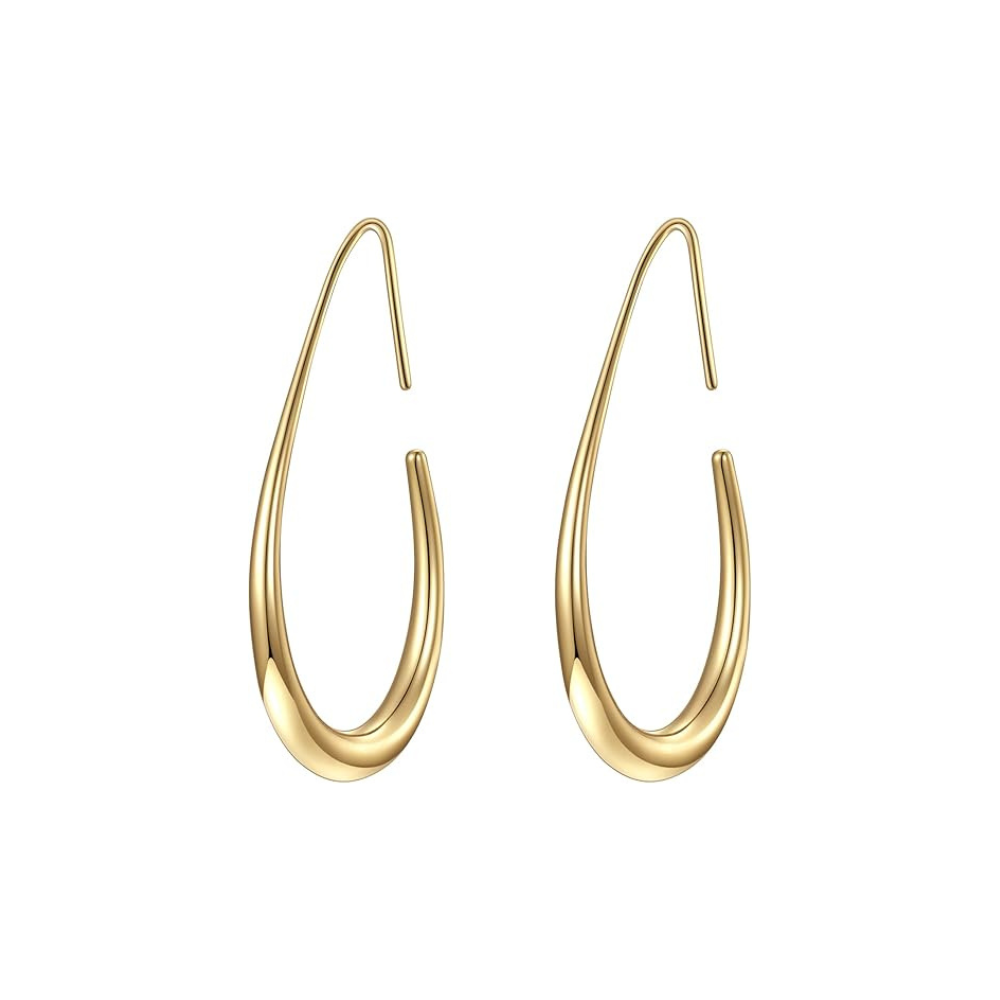 Boucles d'oreilles créoles ensoleillées | Or