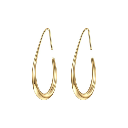 Boucles d'oreilles créoles ensoleillées | Or