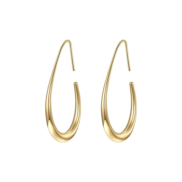 Boucles d'oreilles créoles ensoleillées | Or