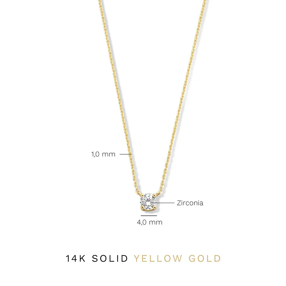 Collier en Moissanite Cléa | Or