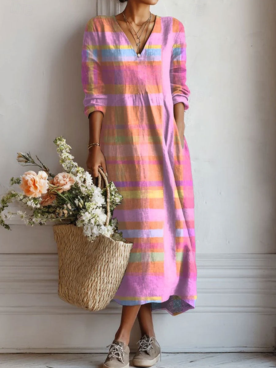Sara | Robe Printanière Élégante et Sans Effort