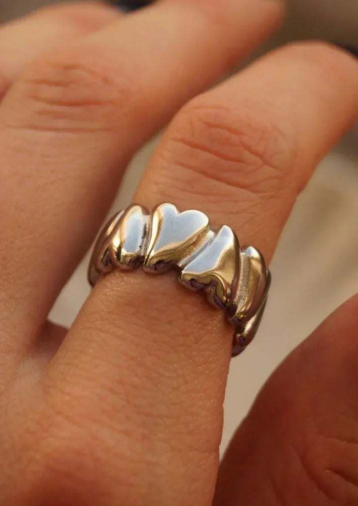 Hazel | Bague Cœur Enveloppante