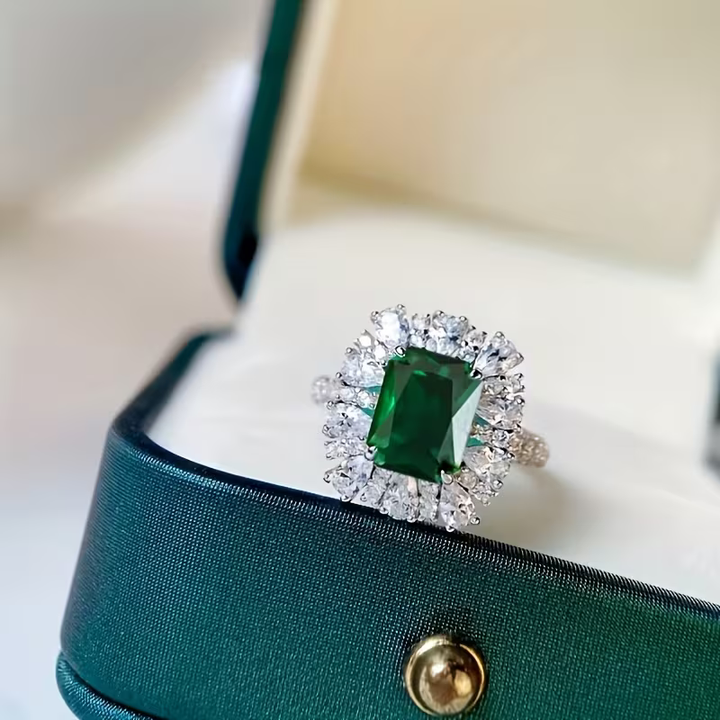 Bague Halo Impériale
