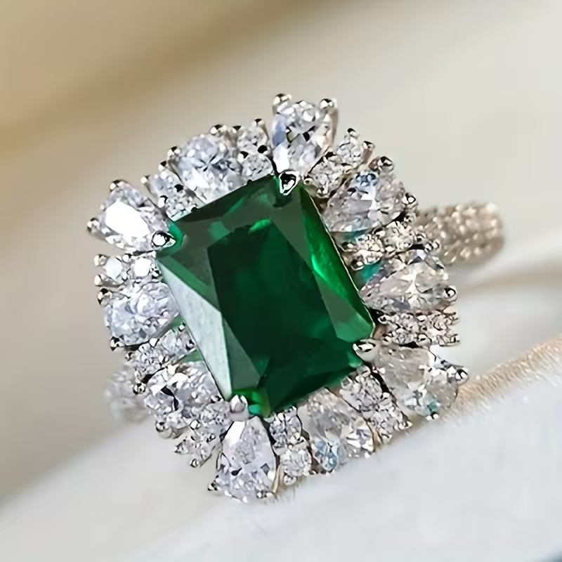 Bague Halo Impériale
