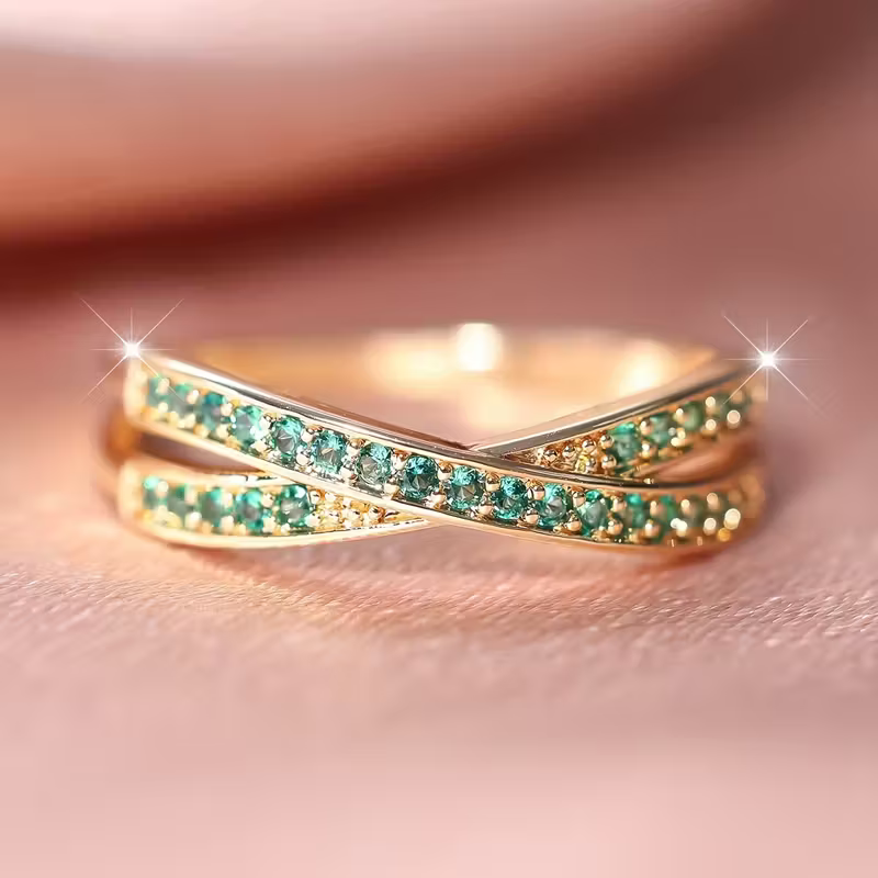 Bague CrissCross Crépuscule