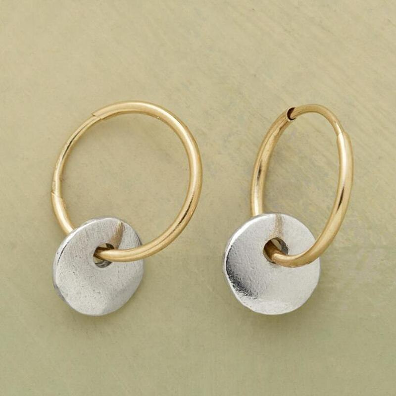 Boucles d'oreilles plaquées or et boucles d'oreilles plaquées argent