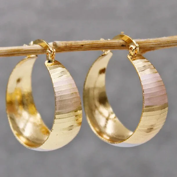 Boucles d'oreilles en or sophistiquées