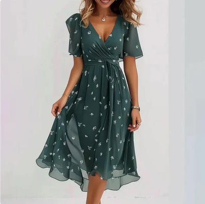 Annegrette - Robe Femme Décolleté en V