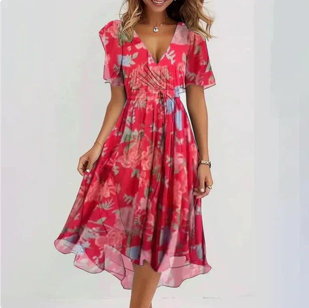 Annegrette - Robe Femme Décolleté en V