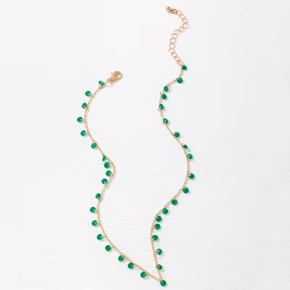 Collier Goutte d'Émeraude