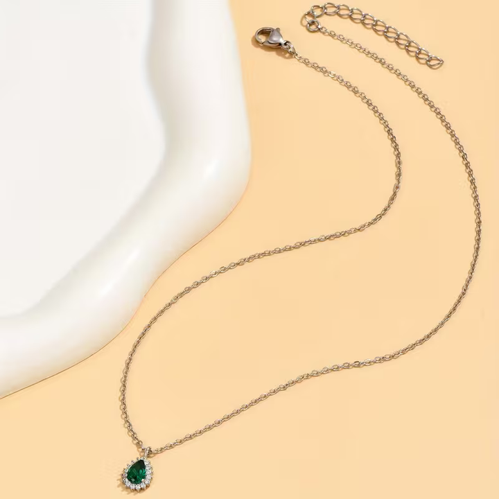 Collier de Rosée Émeraude