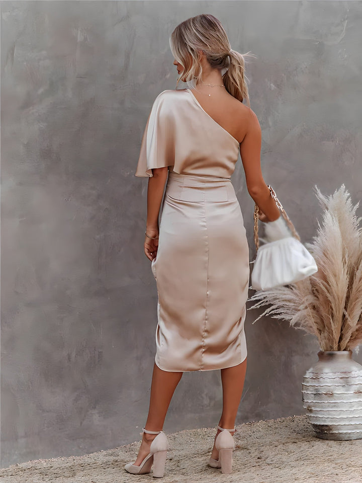 Amélie | Robe de Soirée asymétrique pour femme | Midi