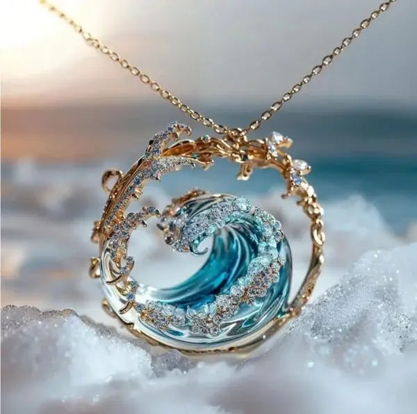 Collier avec pendentif “Promesse de l’Océan”