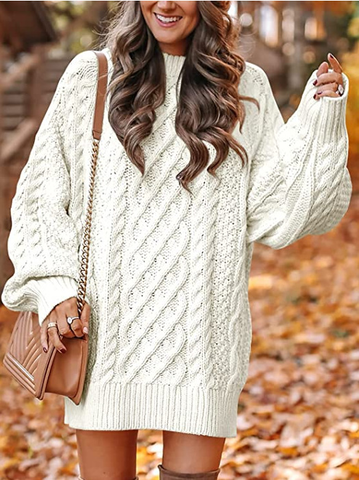 Chloé – Robe en Tricot Torsadé