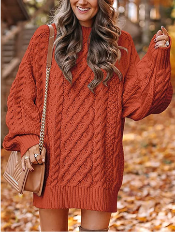 Chloé – Robe en Tricot Torsadé
