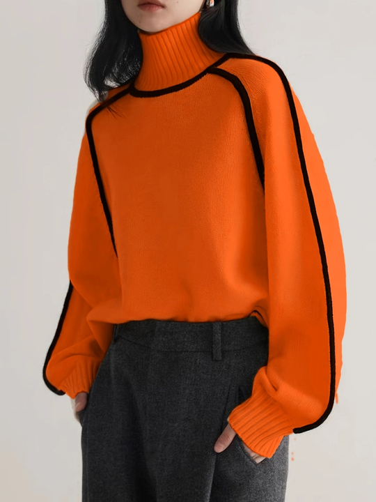 Emilie™ | Pull Col Montant Doux Similaire au Cachemire
