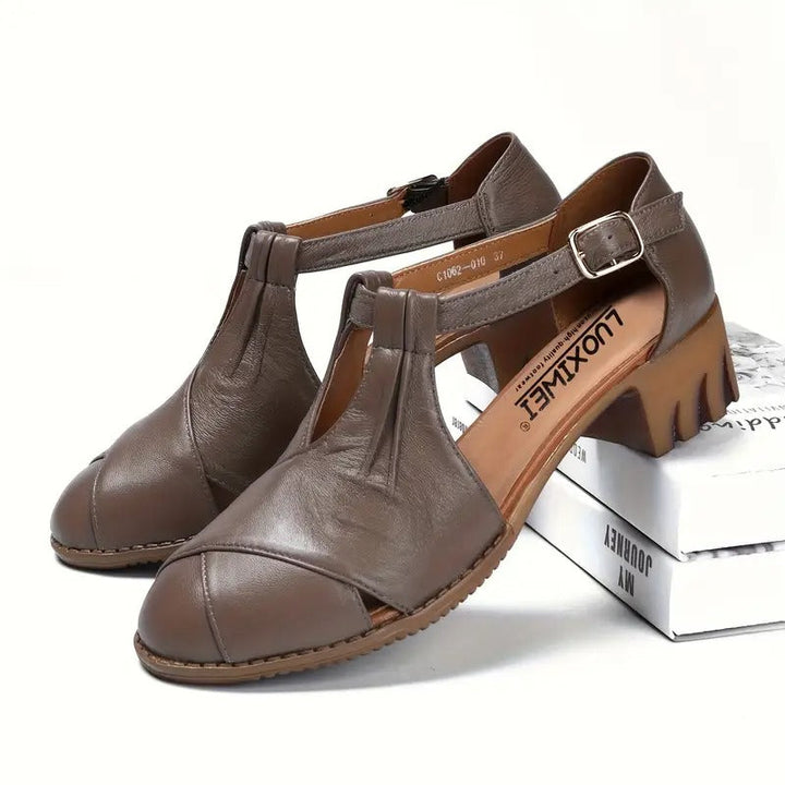 Bionda - Sandales Chic en Teinte Unie Mate