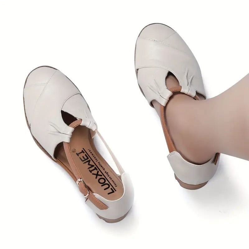 Bionda - Sandales Chic en Teinte Unie Mate