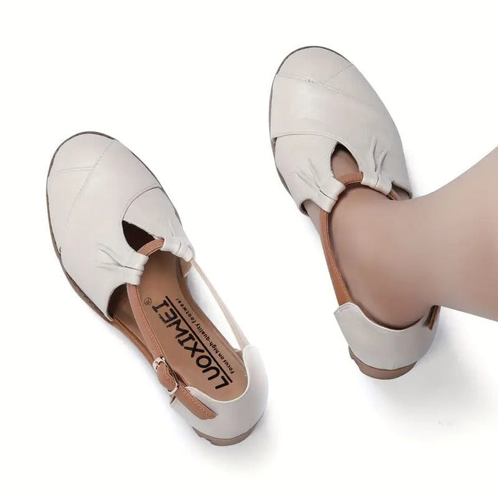 Bionda - Sandales Chic en Teinte Unie Mate