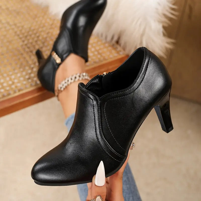 Isaura - Bottes Élégantes en Cuir