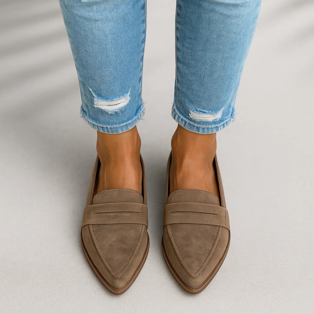 Annalise - Mocassins décontractés à bout pointu pour femme