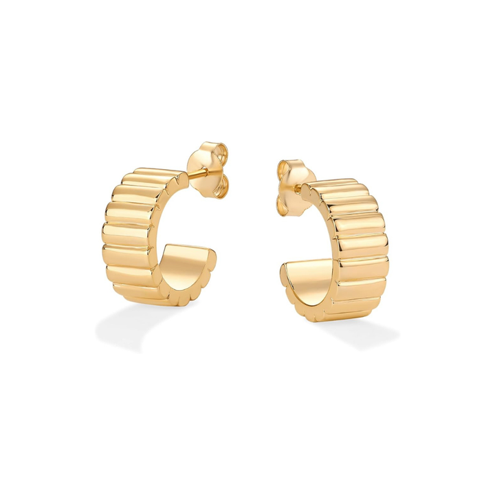 Boucles d'oreilles Classic Ridge | Or