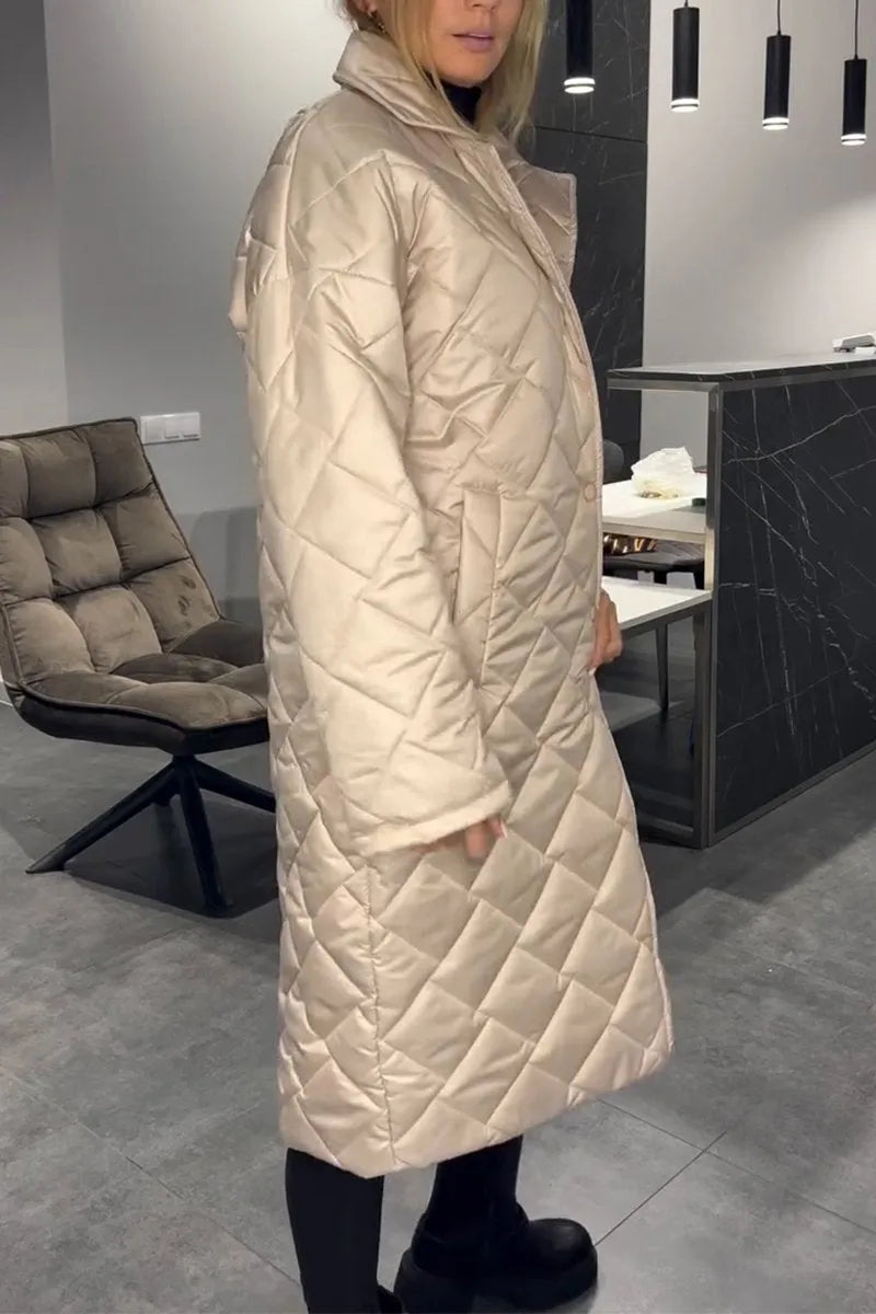 Clémence – Manteau réversible avec doublure léopard