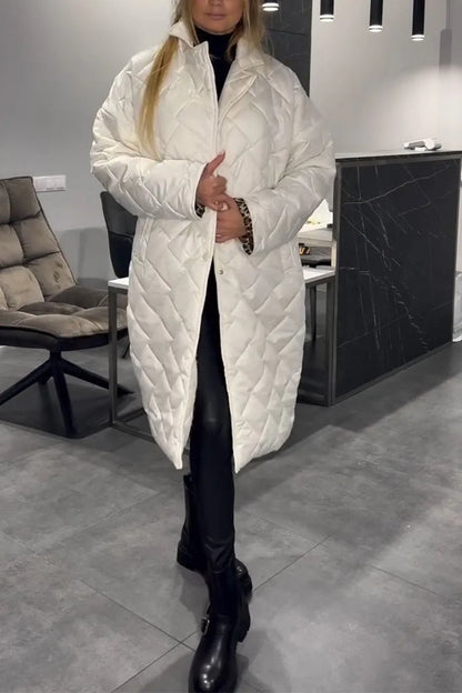 Clémence – Manteau réversible avec doublure léopard