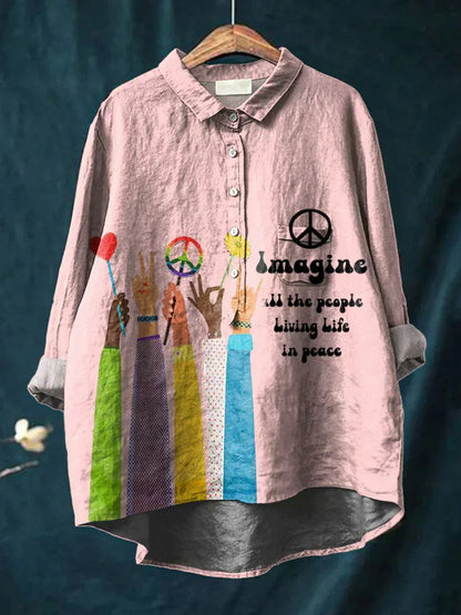 Hippie™ - T-shirt Art de la Paix