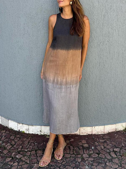 Heather - Robe Gradient Décontractée