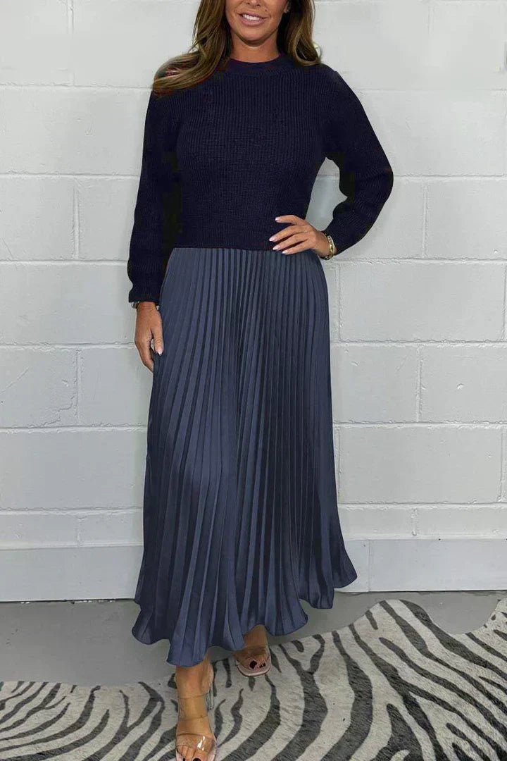 Charlotte™ - Élégante Robe-Pull 2-en-1