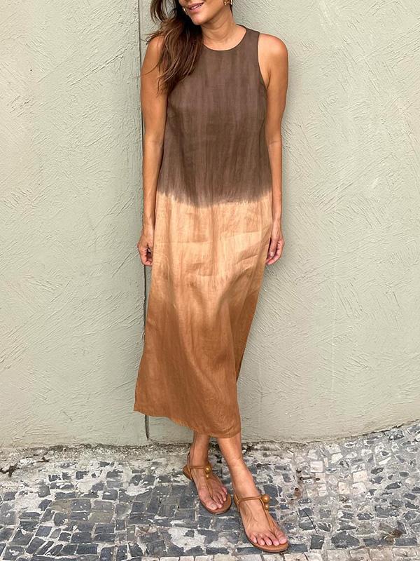 Lysette - Robe Maxi Imprimée Élégante