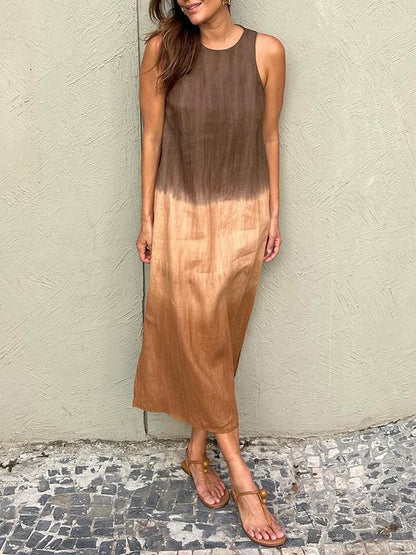 Heather - Robe Gradient Décontractée