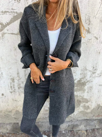 ANGE - ÉLÉGANTE MANTEAU EN LAINE