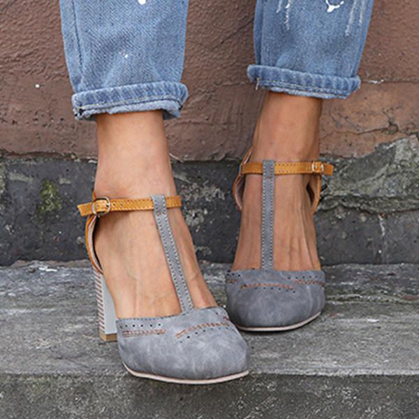 Clarina - Chaussures à talon bloc élégantes