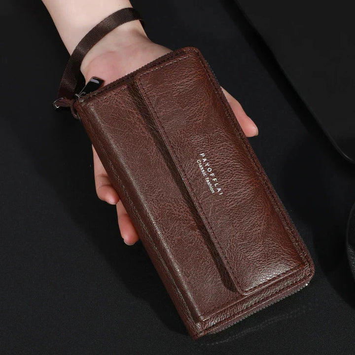 Briony | Pochette avec Fermeture Éclair en Cuir PU Multifonctionnelle