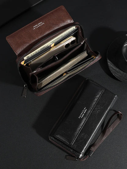 Briony | Pochette avec Fermeture Éclair en Cuir PU Multifonctionnelle