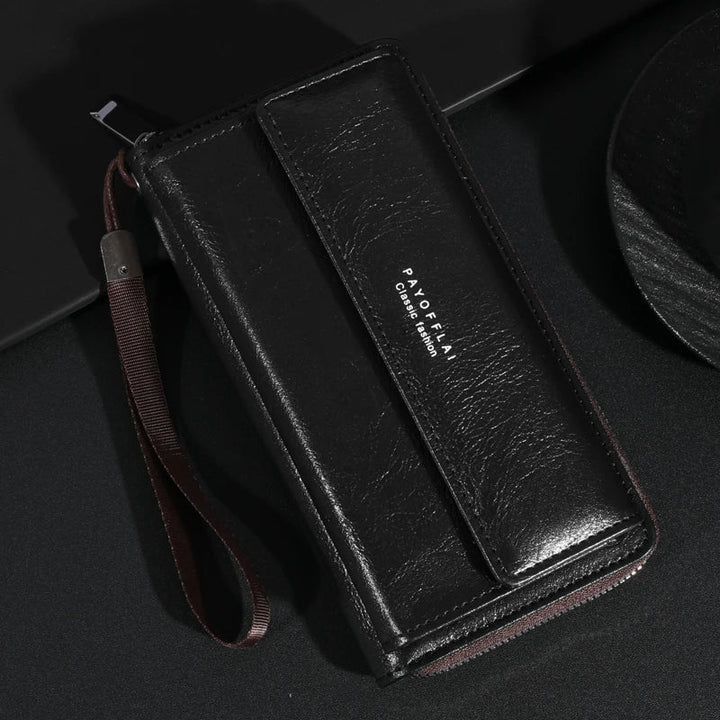 Briony | Pochette avec Fermeture Éclair en Cuir PU Multifonctionnelle