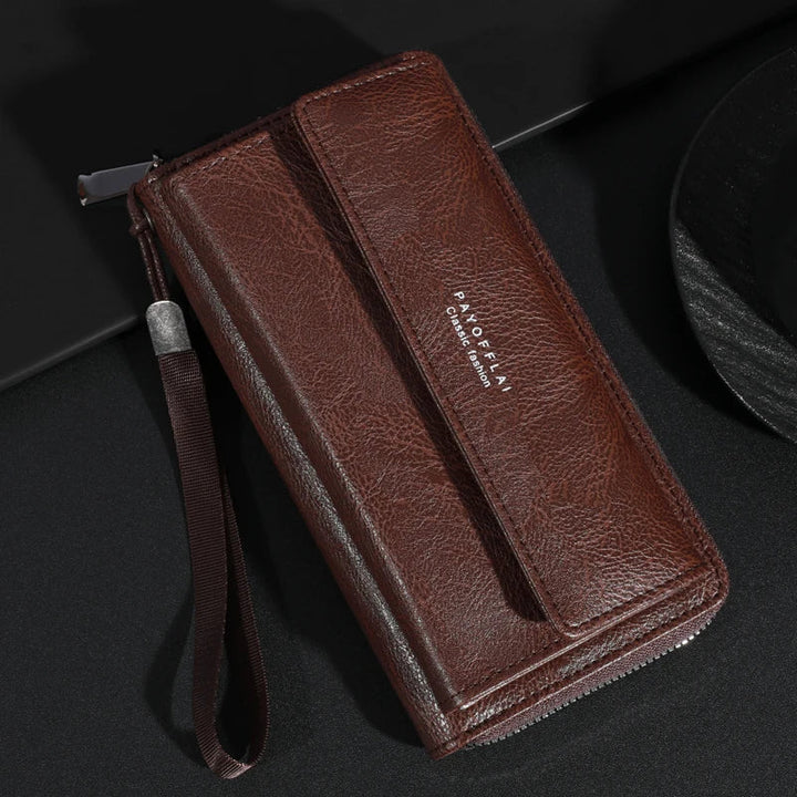 Briony | Pochette avec Fermeture Éclair en Cuir PU Multifonctionnelle