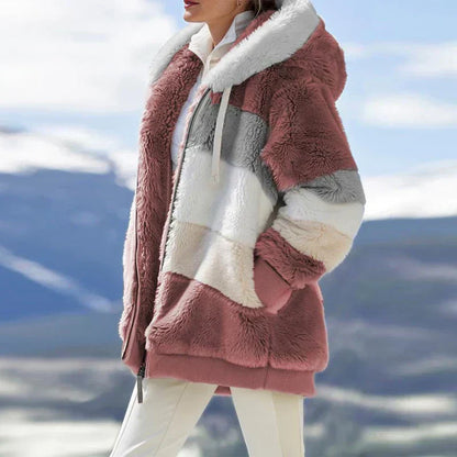 Alexa | Veste d'Hiver avec Capuche et Fermeture Éclair