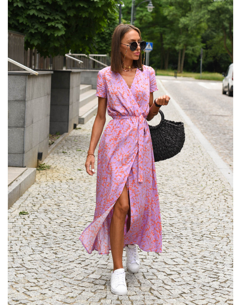 Yasmine | Robe Élégante à Décolleté en V