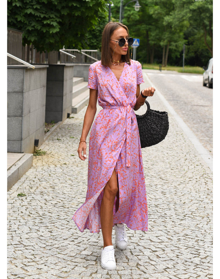 Yasmine | Robe Élégante à Décolleté en V